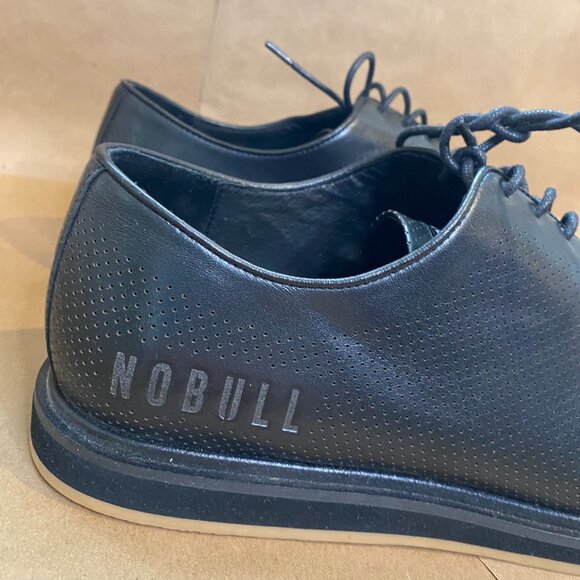 NOBULL Dress Shoes Black Perforated Men\'s Oxfords  SIZE 12 main image 6